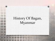 History Of Bagan, Myanmar