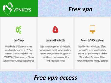 Free pptp vpn - 100% Free PPTP and OpenVPN Service