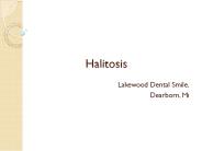 How to control Halitosis?