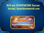 BUS 642 HOMEWORK Success Secrets/ bus642homework.com (1)