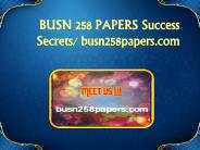 BUSN 258 PAPERS Success Secrets/  busn258papers.com