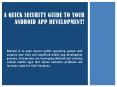 A Quick Security Guide to Your Android App Development! PowerPoint PPT Presentation