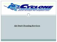 Air Duct Cleaning Services