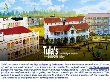 Top College of Dehradun