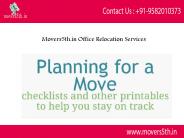 Secure Data Transport Movers5th.in Office Relocation Services