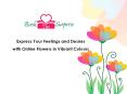 Online flower in different colors PowerPoint PPT Presentation