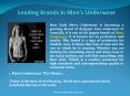 Leading Brands In Men’s Underwear PowerPoint PPT Presentation