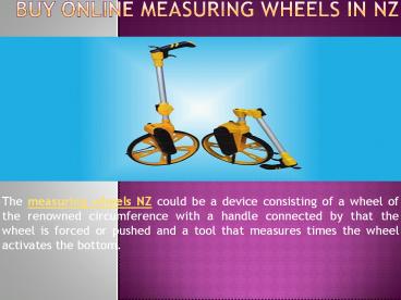 Buy Online Measuring Wheels in NZ