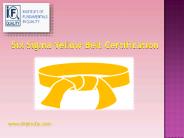 Six Sigma Yellow Belt Certification