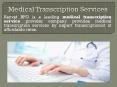 Medical Transcription Services (1) PowerPoint PPT Presentation