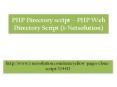 PHP Directory script – PHP Web Directory Script (i-Netsolution) PowerPoint PPT Presentation