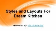 Styles and Layouts of Dream Kitchen