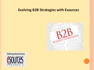 Evolving B2B Strategies with Esources
