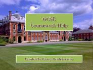 GCSE Coursework Help