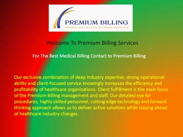 Medical Billing Collection Agency