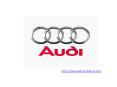 Best Audi car models PowerPoint PPT Presentation