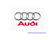 Best Audi car models
