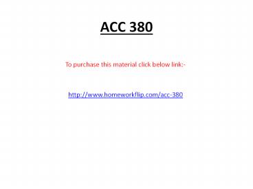 ACC 380