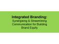 Integrated Branding PowerPoint PPT Presentation