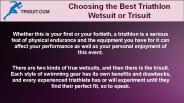 The Best Triathlon Wetsuit