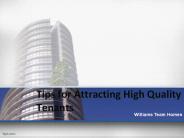 Tips for Attracting High Quality Tenants