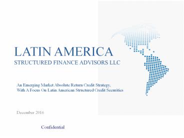 Latin America Structured Finance Advisers
