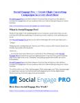 Social Engage Pro Review and (Free) GIANT $14,600 BONUS PowerPoint PPT Presentation