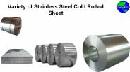 Variety of Stainless Steel Cold Rolled Sheet