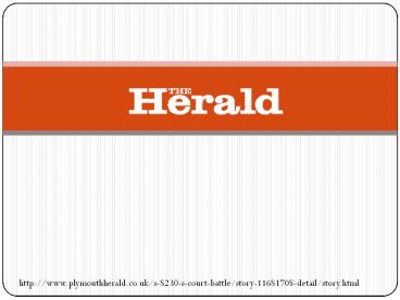 The Herald News