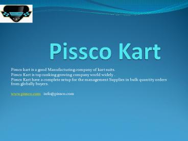 Custom Fire Suits Best Quality Pissco Kart