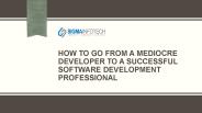 Offshore Software Development Services - Sigma Infotech