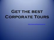 Get the best Corporate Tours