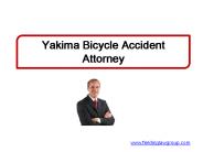Yakima Bicycle Accident Attorney