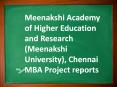 Manonmaniam Sundaranar University, Tirunelveli MBA Project reports (1) PowerPoint PPT Presentation