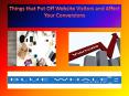 Things that Put Off Website Visitors and Affect Your Conversions PowerPoint PPT Presentation