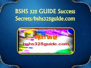 BSHS 325 GUIDE Success Secrets/bshs325guide.com