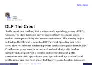 DLF The Crest Residential Property