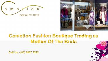 Mother of the Bride and Groom Dresses