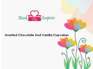 Inverted Chocolate And Vanilla Cupcakes
