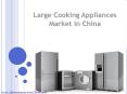 Large Cooking Appliances Market in China PowerPoint PPT Presentation