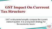 Impact of GST on Current Tax Structure