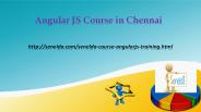 Angular JS Training in Chennai with Placement