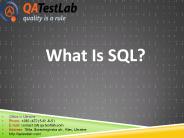 What Is SQL?