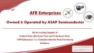 AFR Enterprises – Electronics, Computer & Aerospace Component Purchasing Solution