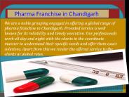 .                Pharma Franchise in Chandigarh