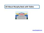 All About Murphy Beds with Tables