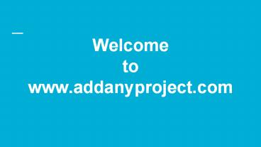 Freelance Website | Add Any Project