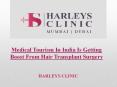 Medical Tourism In India Is Getting Boost From Hair Transplant Surgery PowerPoint PPT Presentation