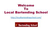 Bartending School: Become a Bartender.