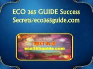 ECO 365 GUIDE Success Secrets/eco365guide.com